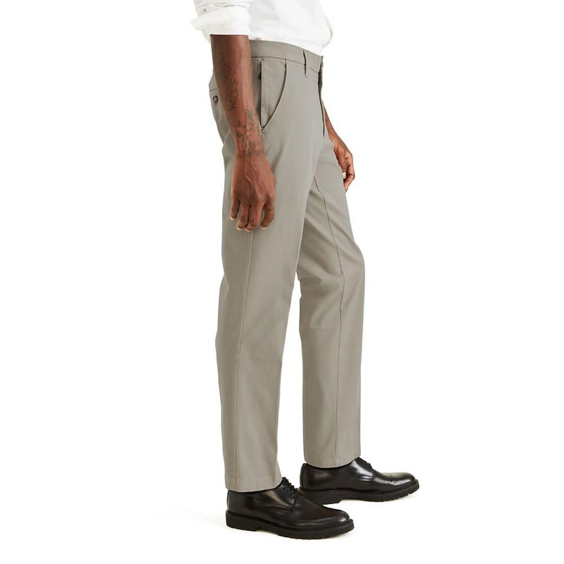 Dockers Men's Straight Fit Workday Khaki Smart 360 Flex Pants (Regular and Big & Tall), Safari Beige, 34W x 30L - Image 3